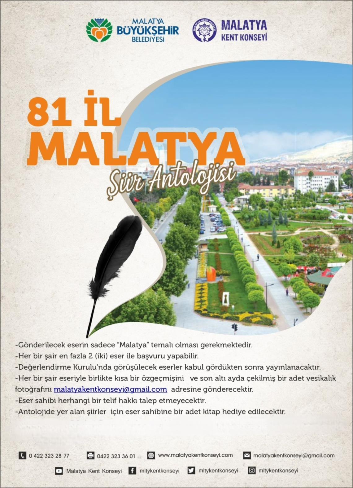81 İl Malatya İçin Yazıyor