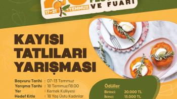 Malatya'nın Eşsiz Lezzetleri "Kayısı Tatlıları Yarışması’nda” Buluşuyor