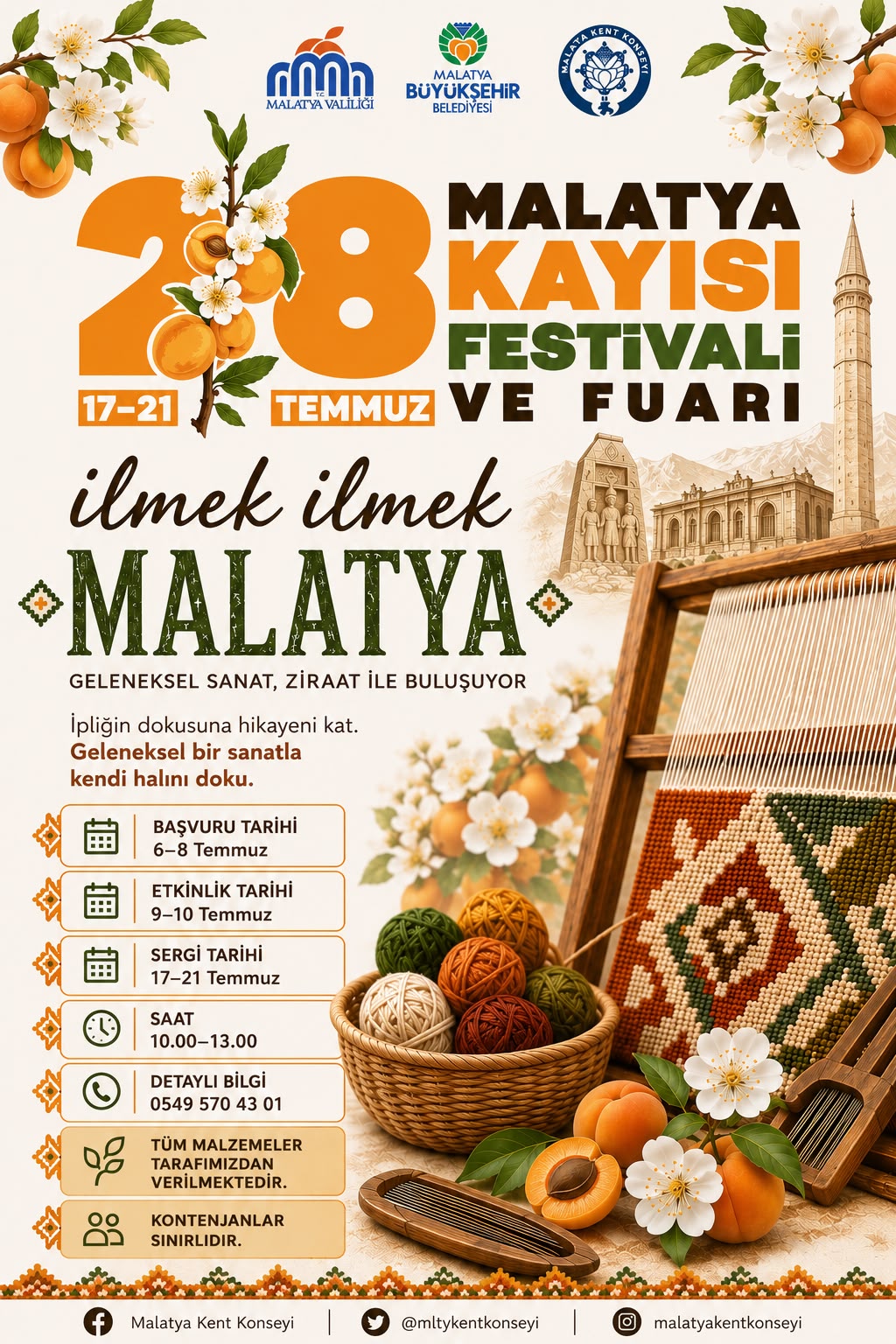 Kadınlar İlmek İlmek Malatya’yı Dokuyor: Geleneksel Sanat, Ziraat ile Buluşuyor