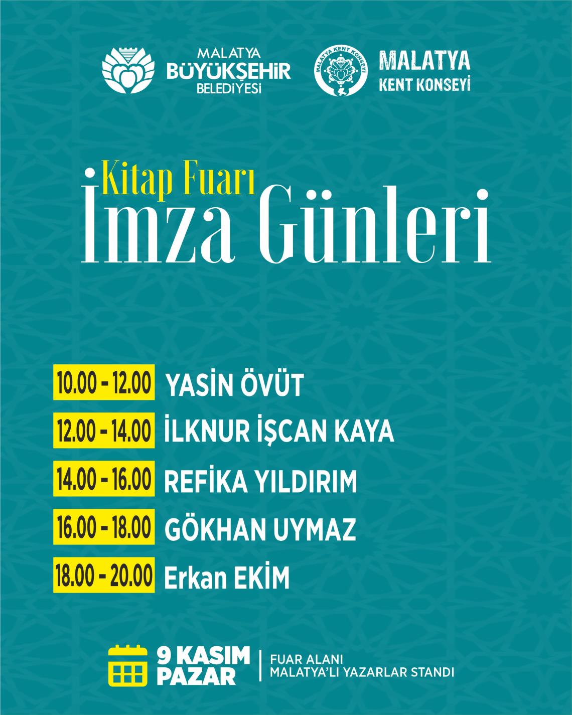 Kitap Fuarı İmza Günleri