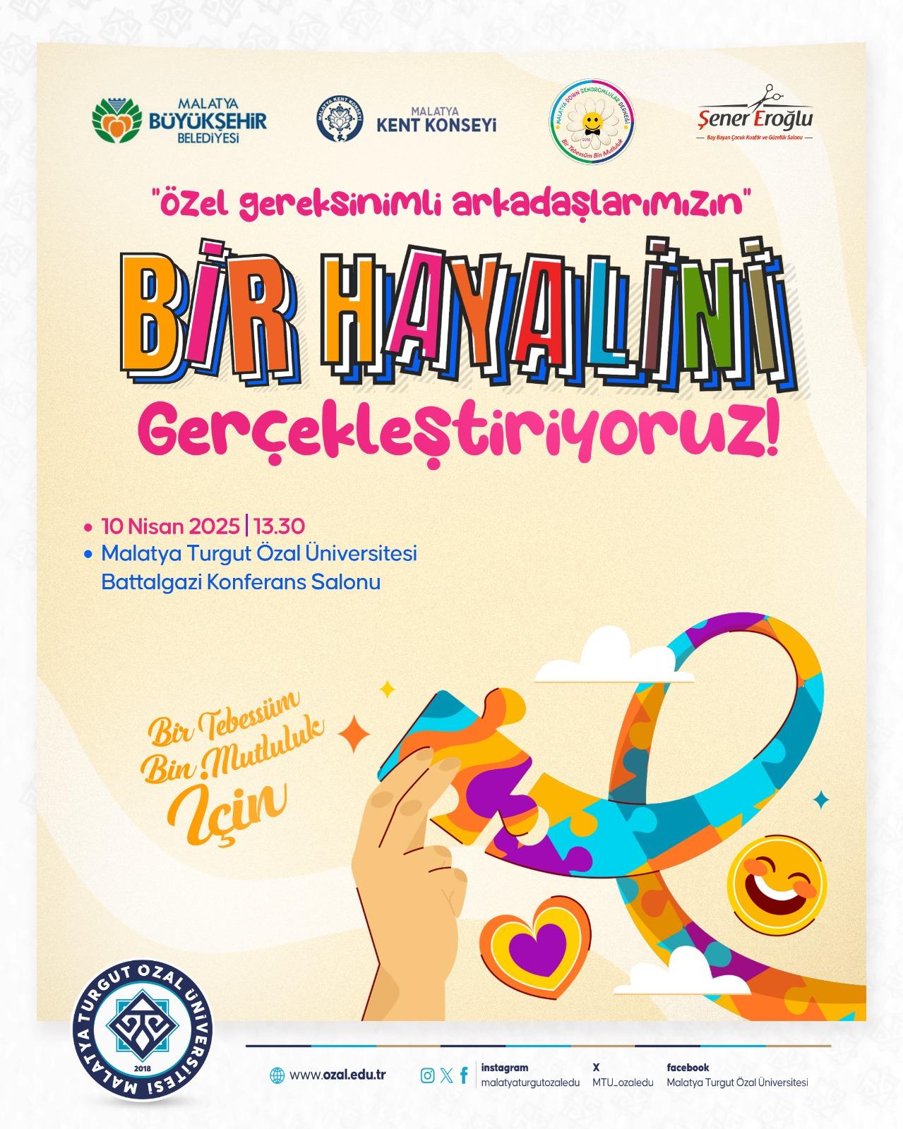 Özel Gereksinimli Arkadaşlarımızın Bir Hayalini Gerçekleştiriyoruz