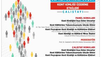 MALATYA KENT KONSEYİ “DEPREM NEDENLİ GÖÇÜN KENT KİMLİĞİ ÜZERİNE ETKİLERİ ÇALIŞTAYI” DÜZENLİYOR