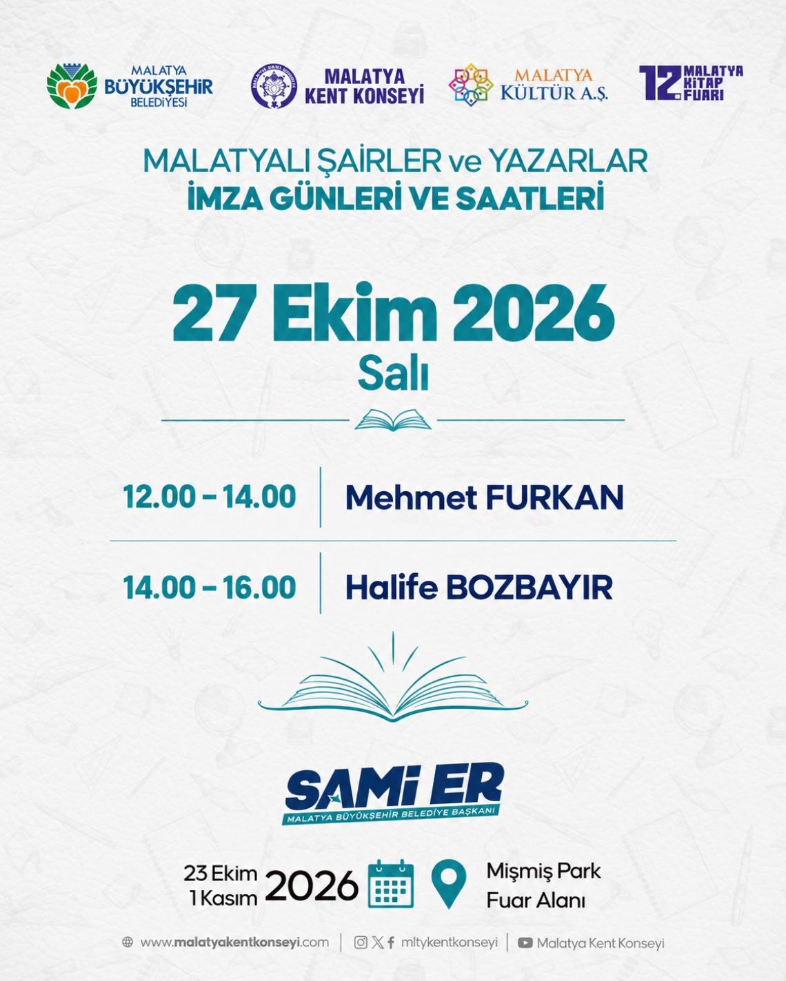 Malatyalı Şairler ve Yazarlar İmza Günleri - 5.Gün